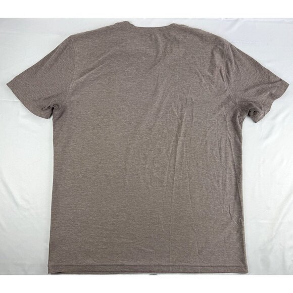 Vuori Performance Strato Tech Tee Shirt Stretch Brown Men’s L Athletic - Picture 3 of 7